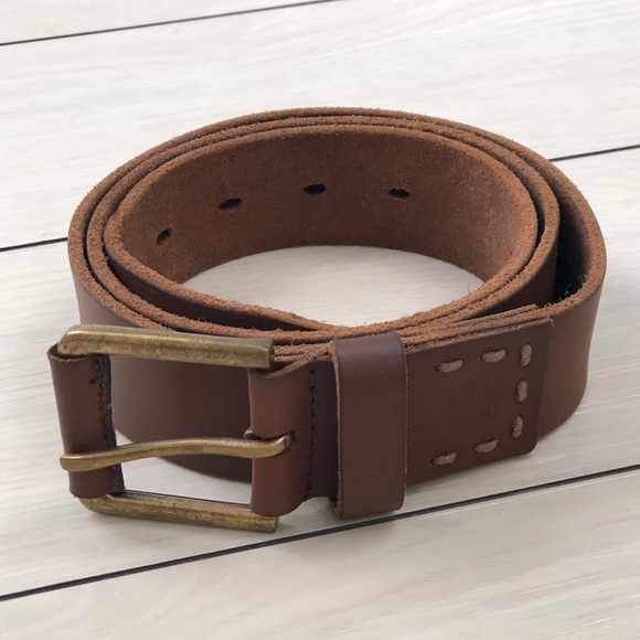 timberland leather belt
